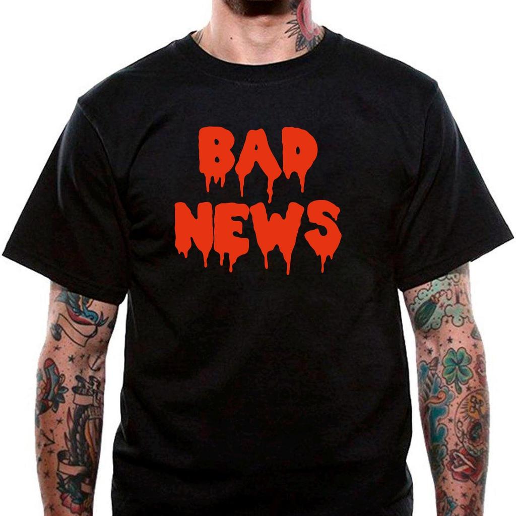 Bad News T-Shirt Unisex Uneek T-Shirt The Comic Strip Presents Young Ones Heavy Metal Tee