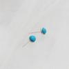 Daily Silver Turquoise Mini Earrings
