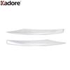 Front Fog Light Lamp Eyebrow Cover Trim For Jaguar F-PACE 2016 2017 2018 Matte Car Foglight Foglamp Eyelid Strip Accessories