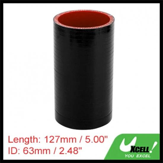 UXCELL 60/63/65/68/70/76/80/83/90/102/127/152mm ID 127mm Long 0 Degree 4-Ply Reinforced High Temp Car Silicone Coolant Hose