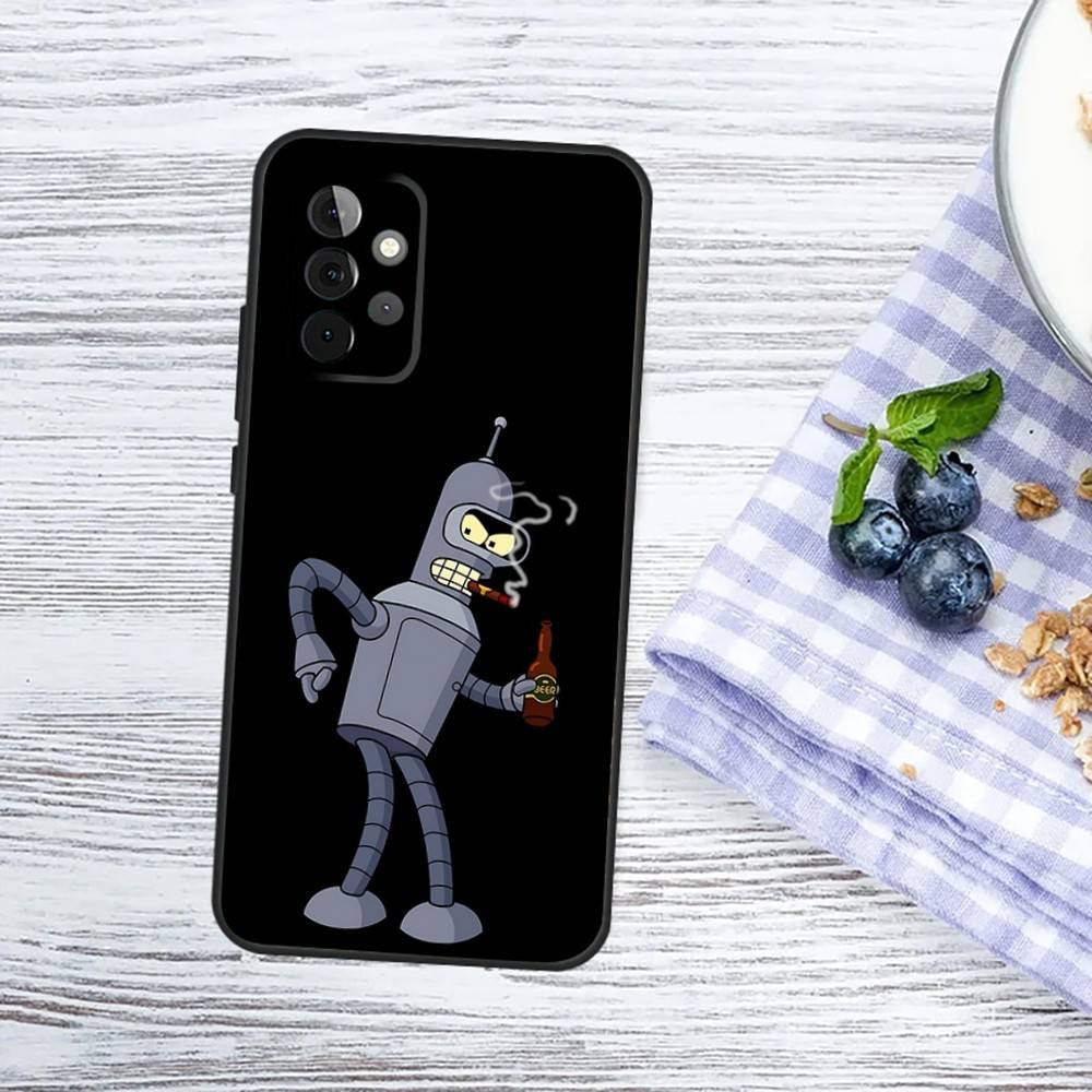 F-Futurama Funny B-Bender Phone Case For Samsung Galaxy A13,A21s,A22,A31,A32,A52,A53,A71,A80,A91 Soft Black Phone Cover