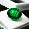 CERTIFIED Oval Cut Natural Emerald 10.2Ct Colombian Green Emerald Loose Gemstone M-25 009