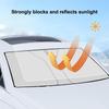 Летняя автомобильная солнцезащитная шторка Черная виниловая пленка для защиты от солнца и теплоизоляции для лобовых стекол и защиты от яркого света