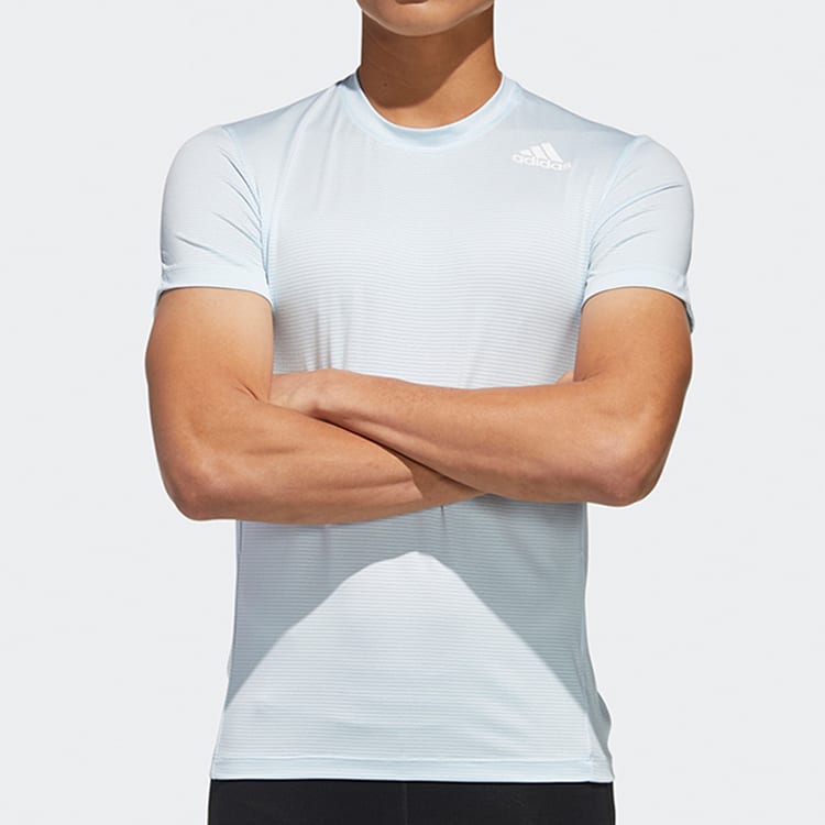 Adidas T Shirt Men's Light Sky Blue GM5067