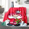 1Pc Christmas Gnome Celebration Blanket Soft Throw Blanket For Home Bedroom Bed Sofa Travel Office Solid Christmas Blanket