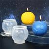 3D Earth Design Light Silicone Mold Round Irregular Desktop Planet Night Light Decor Epoxy Resin Making Mold DIY Candle Mould