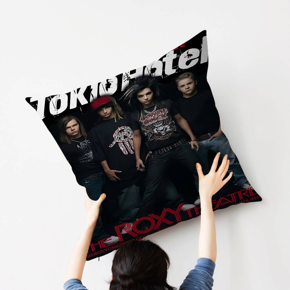 Билл Каулитц Том Tokio Hotel Классический Счастливый Дракон Наволочка Чехол для Подушки на Диван Украшение для Комнаты Подарок для Детей