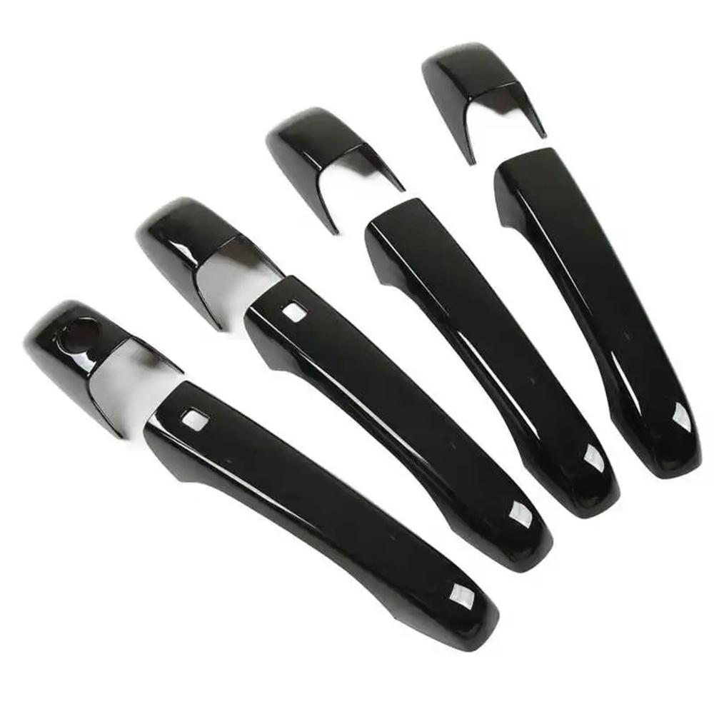 Glossy Black Door Handle Cover For Jeep Grand Cherokee Dodge Durango 2011-2020