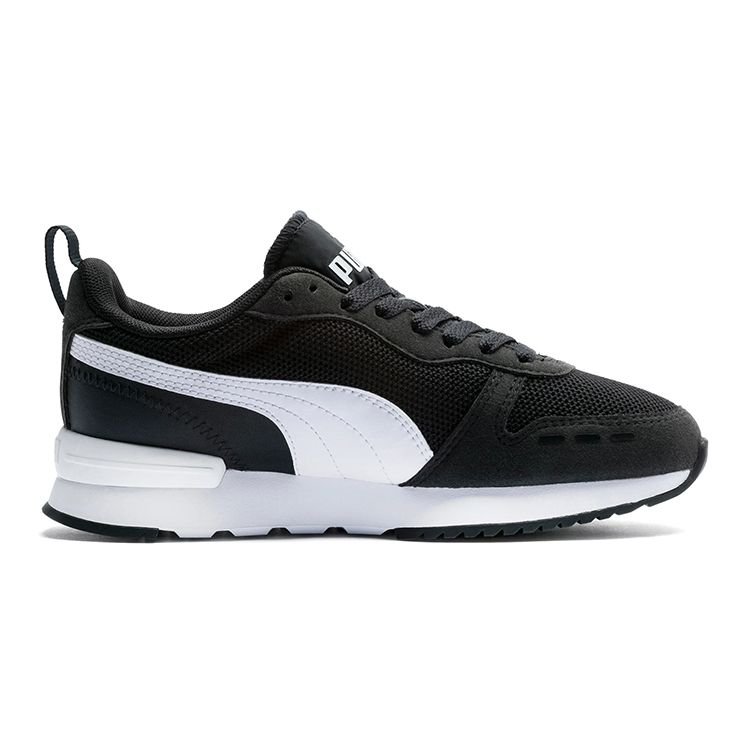 Puma R78 Jr Черно-белые детские кроссовки 373616-01