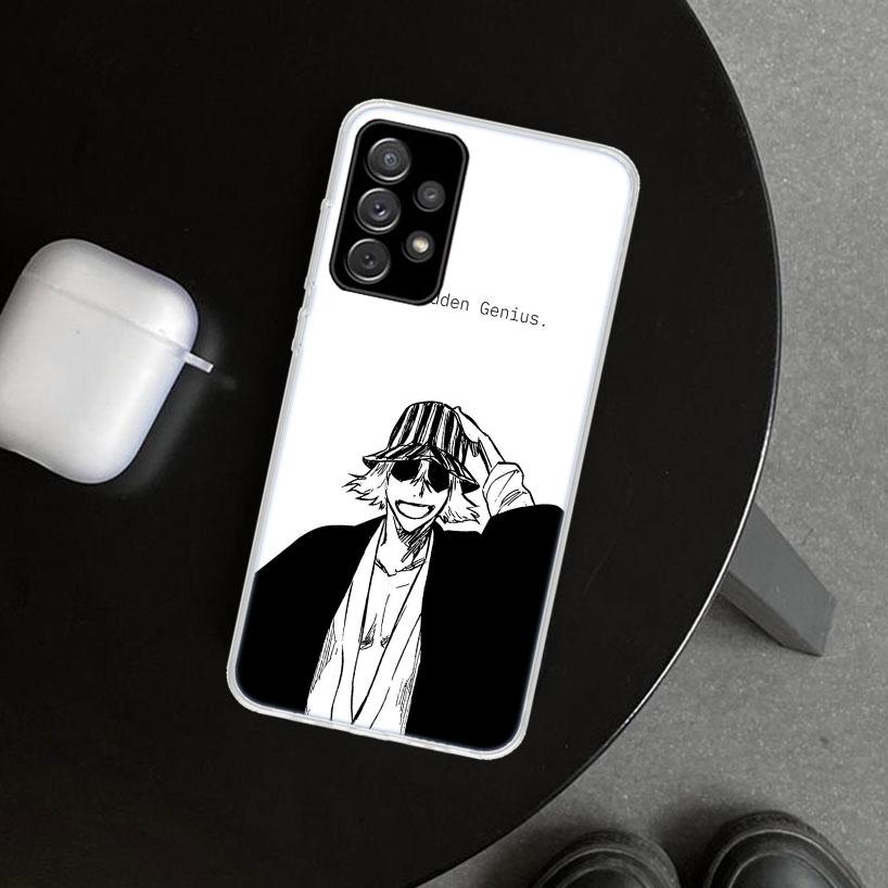 Чехол для телефона Bleach Kisuke Urahara для Samsung Galaxy A12 A22 A32 A52 A72 A02S A51 A50S A31 A20S A10S Note 20 Ultra 10 Plus