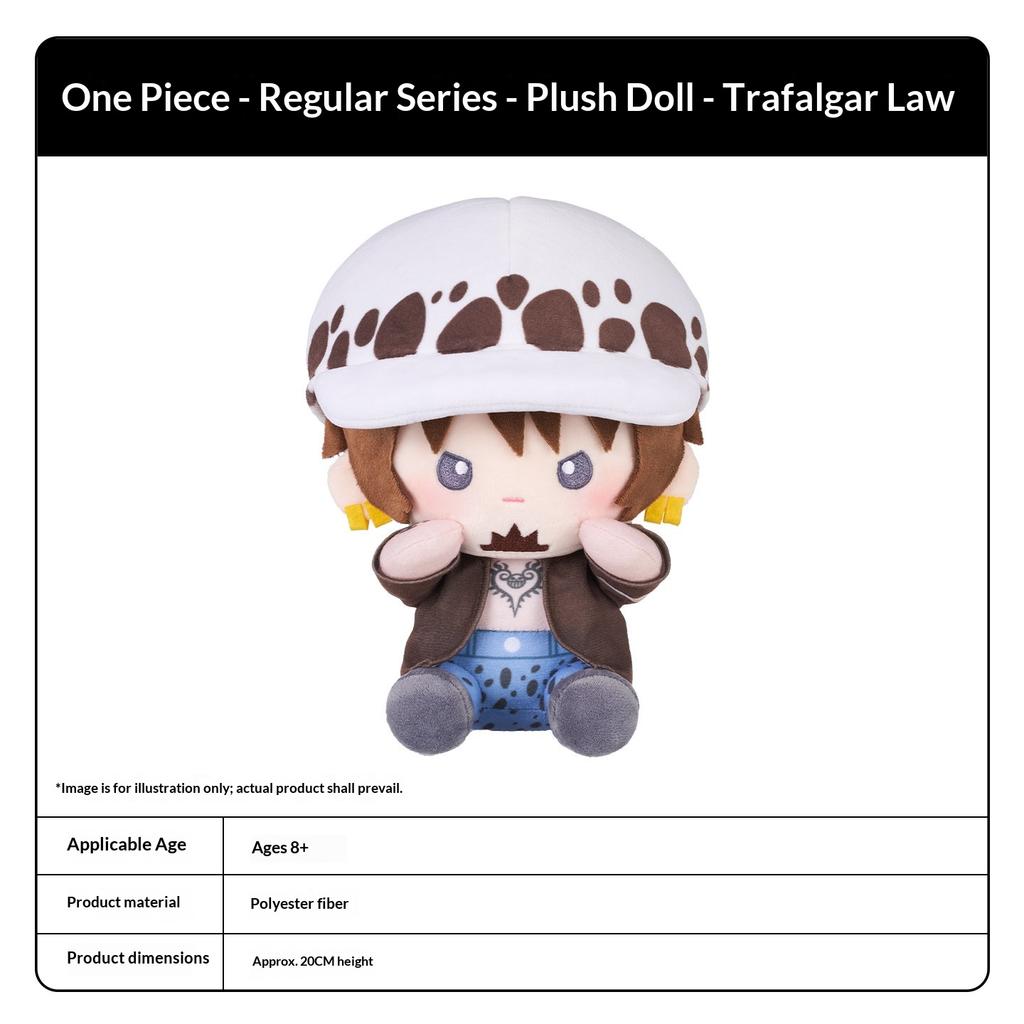 Плюшевая кукла Kayou One Piece Официальная лицензированная аниме мягкая игрушка Луффи Зоро Санджи Эйс Сабо Ло Коллекция Подарок для фанатов аниме