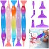 5D Diamond Painting Tool Resin Point Drill Pen New Diamond Painting Pen With Thread Design Multi-placer Pen Heads Kits