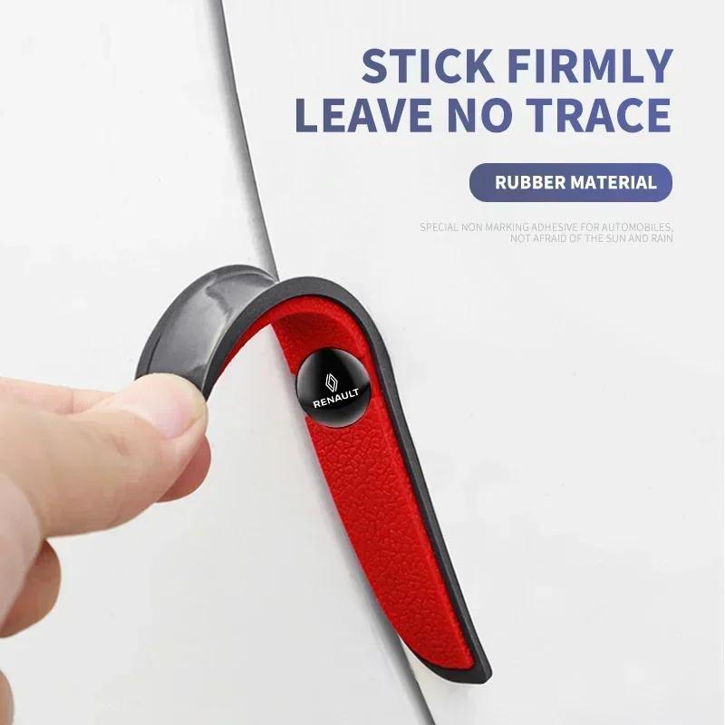 4Pcs Car Rearview Mirror Door Protective Sticker Protection Strip for Renault koleos duster megane 2 logan clio Auto Accessories R777
