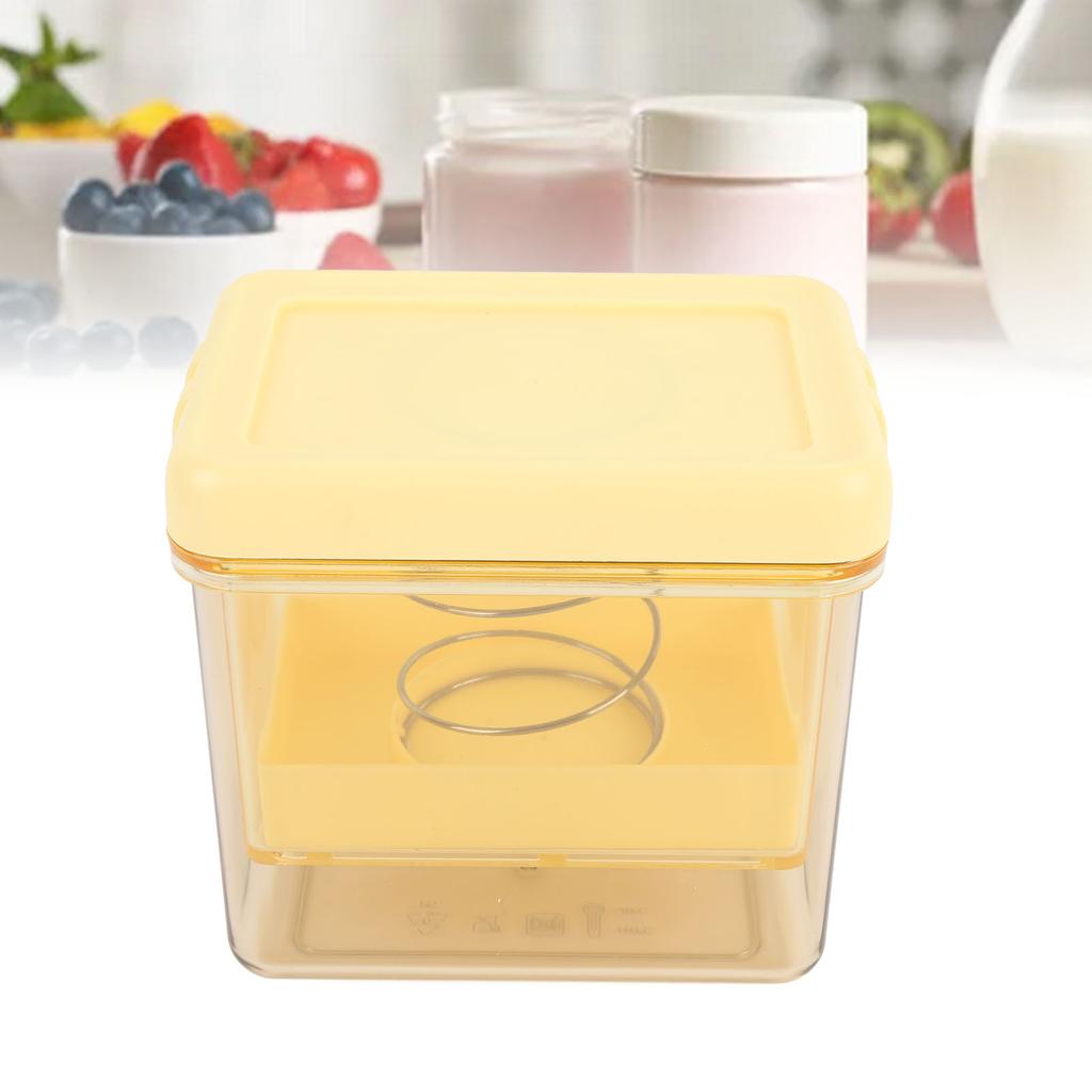 Greek Yogurt Strainer PS HIPS Rectangular Homemade Cheese Yogurt Maker Filter Whey Separator with Fine Mesh for Home