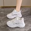 Мода 2024 осень мода новые повседневные легкие универсальные спортивные кроссовки с увеличенной толстой подошвой женские спортивные кроссовки