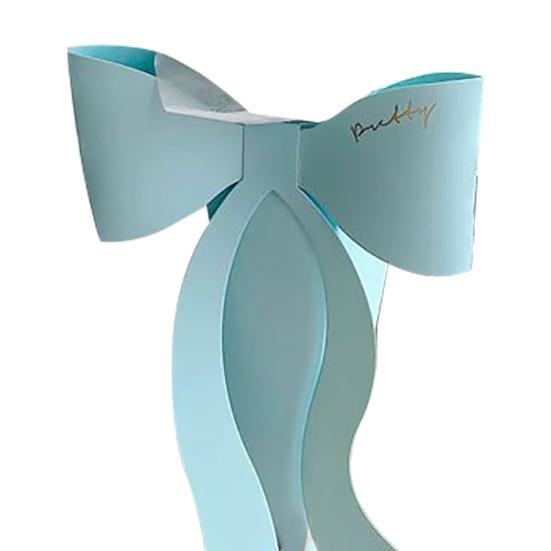 5 шт. Цветочная коробка с дизайном банта, изысканный внешний вид, 5 цветов, букет роз, картон для свадьбы