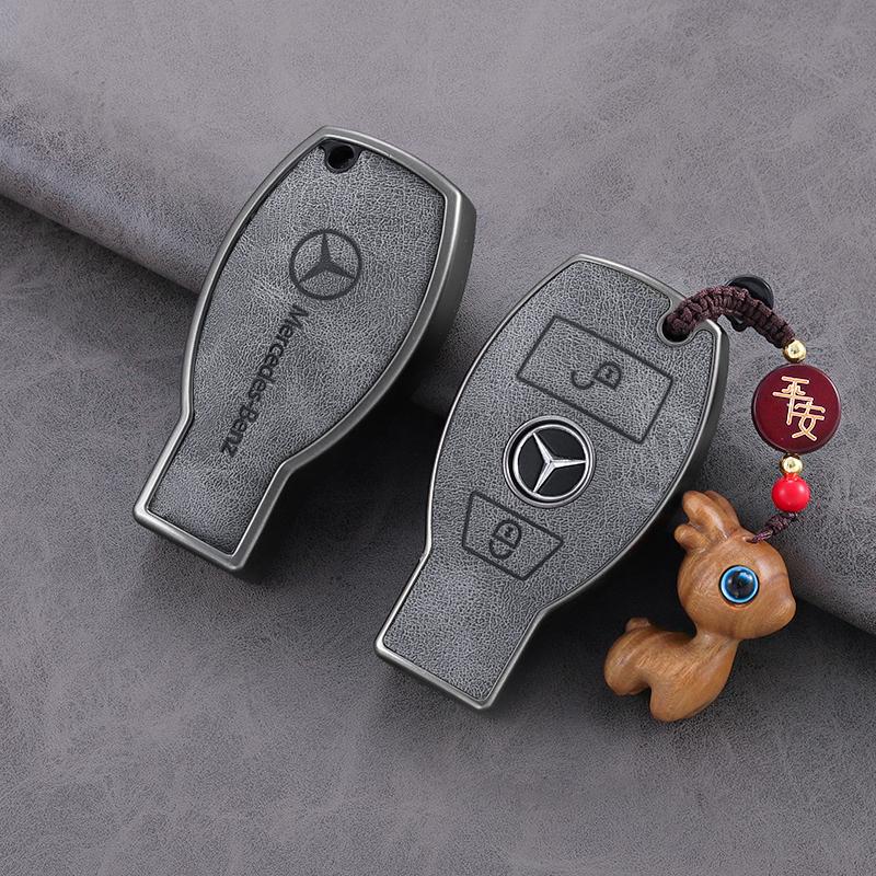 PZQ2 Fashion Car Remote Key Case Cover Shell For Mercedes Benz A C E S G Class GLC CLE CLA GLB GLS W177 W205 W213 W222 X167 AMG