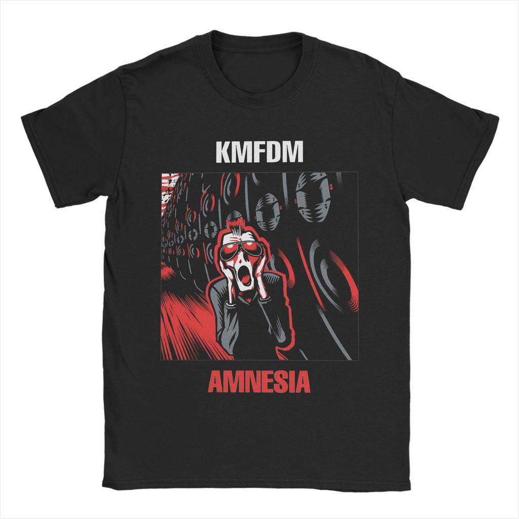 KMFDM Печатные Футболки Мужские Женские Хлопок Футболка Одежда