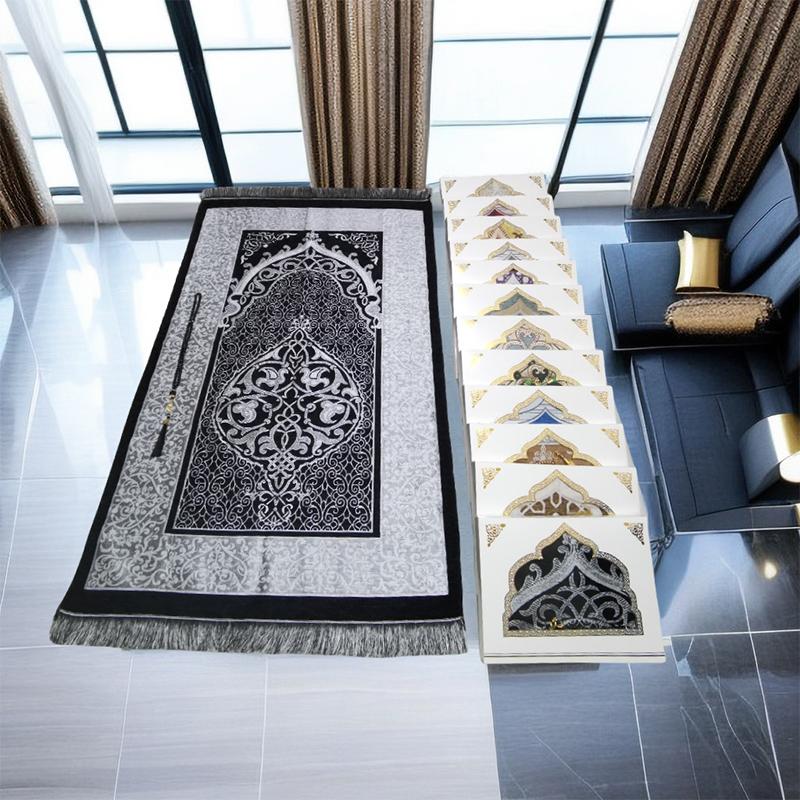 3 шт./комплект, включая молитвенный коврик, исламский мусульманский молитвенный коврик, набор, ближневосточное направление, доступно несколько вариантов