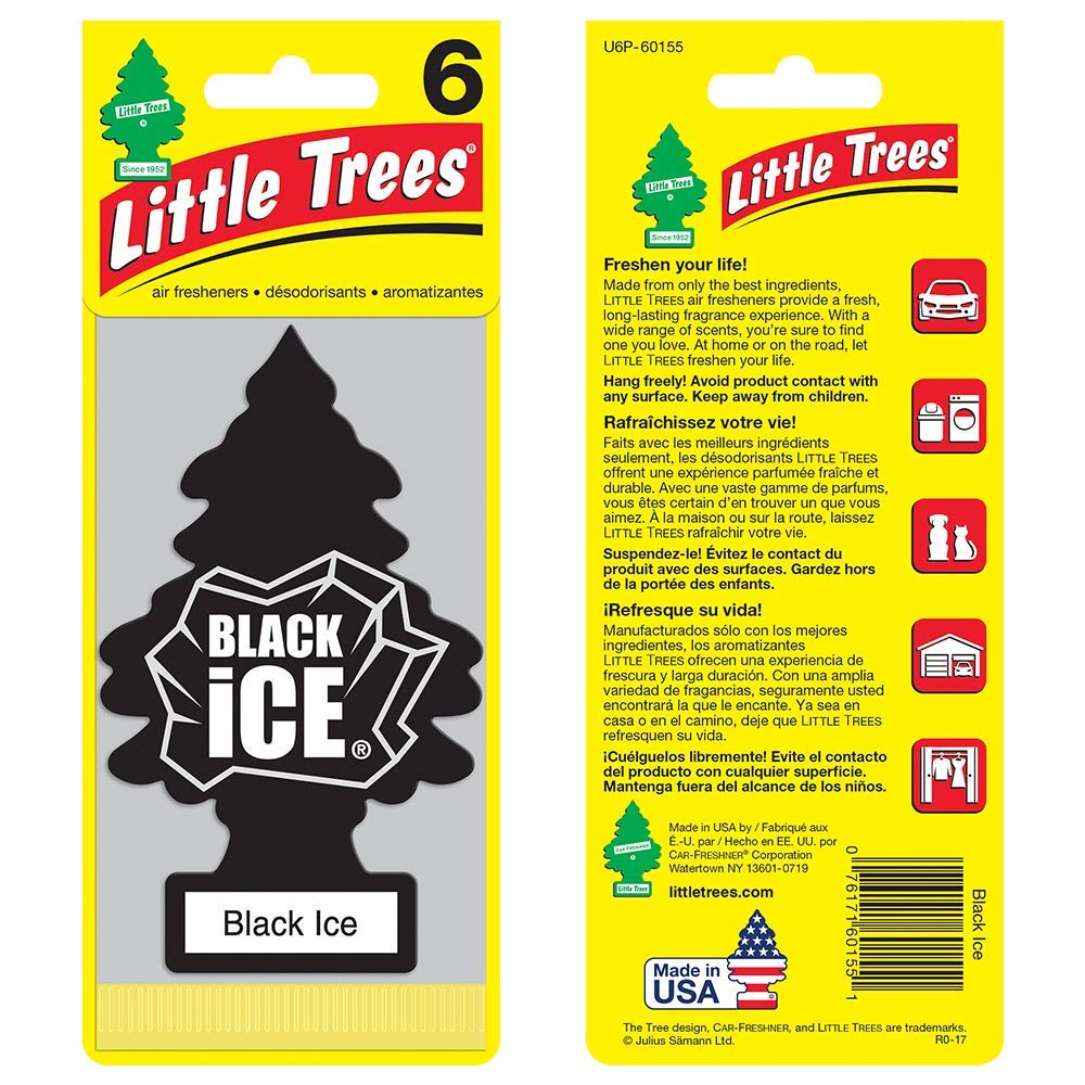 Маленькое дерево (Black Ice 6 штук) Набор из 6! LittleTree , Набор из 6 Black Ice