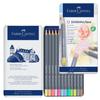 Gold Faber Aqua Watercolor Pencils Pastel Colors Set of 12 Colors In Can Genuine Faber-Castell [Japanese Product]