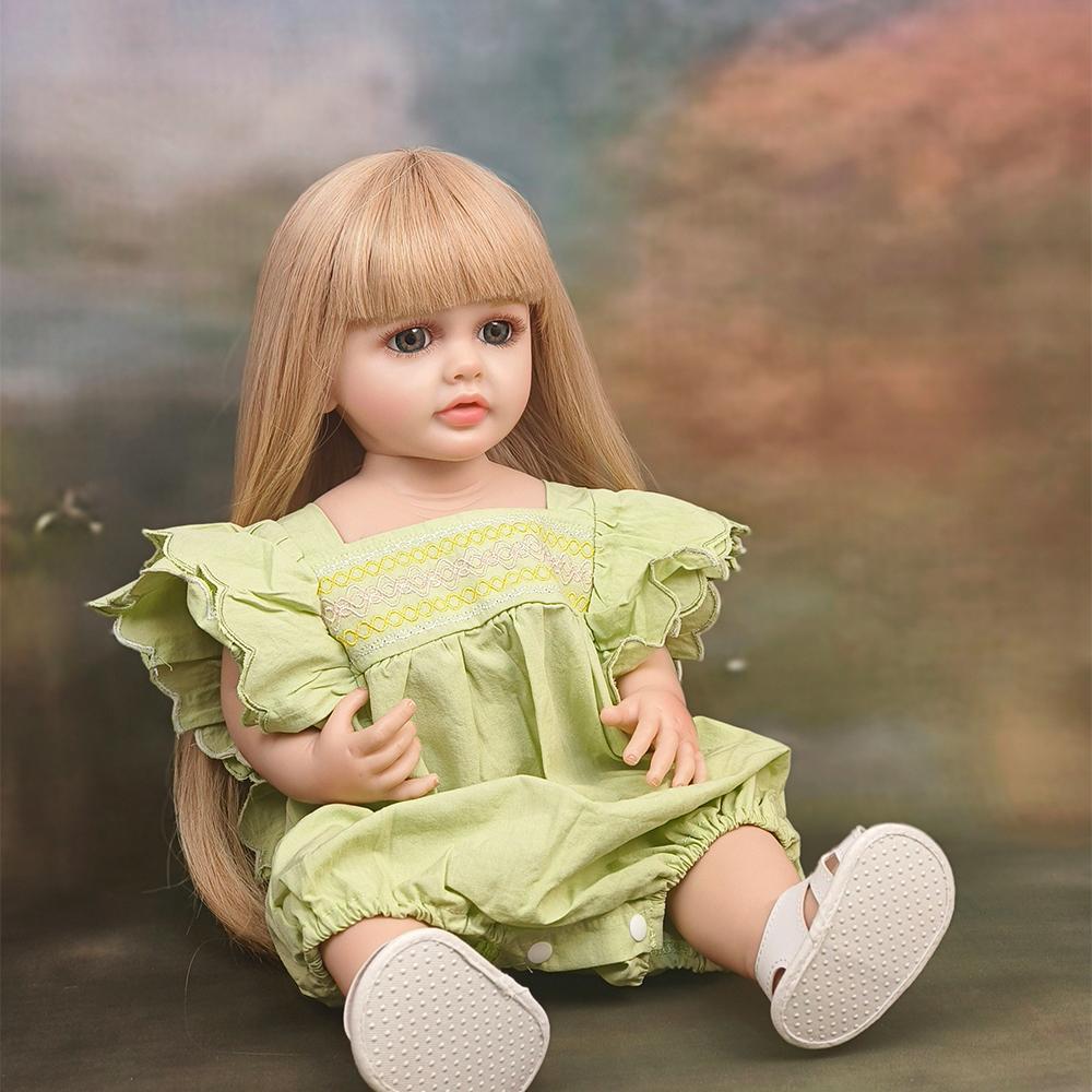 55 см кукла реборн всего тела силиконовые куклы подарок на день рождения девочка игрушка для детской коллекции