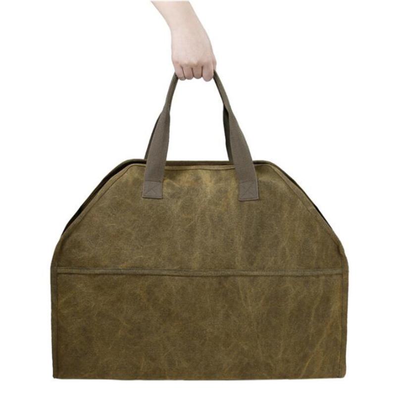 Держатель для хранения журналов, холщовая сумка для дров, прочная сумка для дров, портативный органайзер для улицы