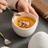 Heat-resistant Steamed Egg Bowl with Lid Yogurt Bowl Creative Molecular Cuisine Bowl  Pudding