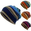 Korean Version Multifunction Hedging Cap Stripe Print Turban Hat Casual Hat