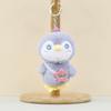Adorable Plush Penguin Keychain With Star Pattern In Soft Velvet Cotton Stuffing