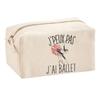 Trousse Multifonction J'peux Pas Ballet Danse Classique Cadeau Idée Personnalisé Original | Trousse Scolaire Fournitures Bureau