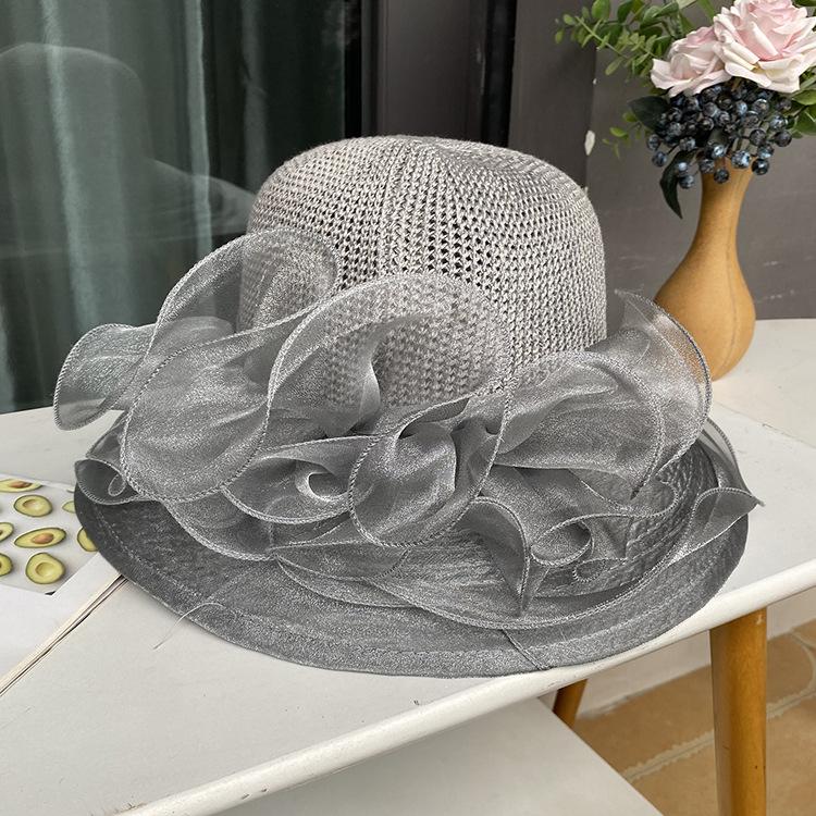 Шляпка-клош Lady's Church Derby Dress Cloche - Цветочная шляпа для вечеринки и свадьбы с дизайном Fascinator для женщин