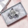 Mini Crystal Carriage Exquisite Table Ornaments Crystal Pumpkin Car  Office Home Decoration