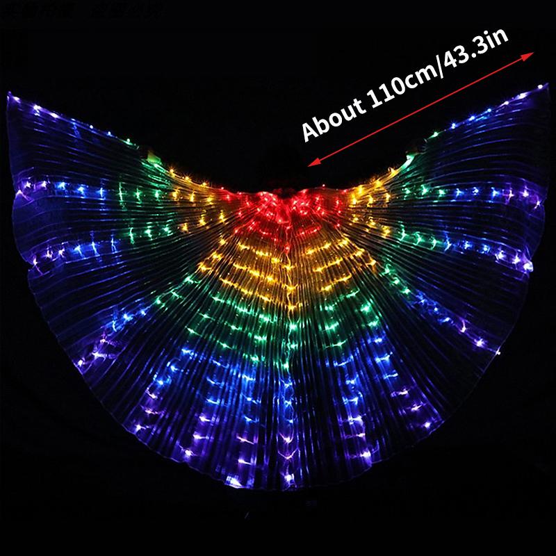 Светодиодные праздничные огни плащ крылья огни крылья невесты со светом крылья бабочки светодиодный плащ свадебные принадлежности de luces led fiesta novia