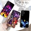Чехол для телефона P-MOTU He-Man для Samsung S26, S25, S24, S23, S22, S21, S20, Ultra, Plus, FE Черный Мягкий чехол
