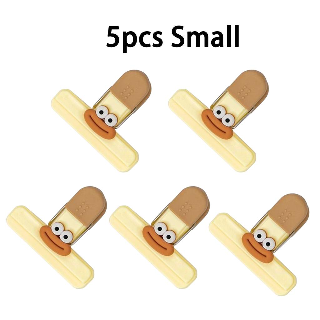 1-12 шт. Креативная клипса для запечатывания снеков, Клипса для сохранения продуктов и защиты от влаги, Многофункциональная офисная клипса с длинным хвостом