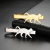 Punk Cat Tie Clip Cute Sausage Dog Necktie Buckle Creative Dachshund Tie Pin  Women Men