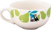Yamaka Shoten MOOMIN (Moomin) [Hederma] Soup CupMug, 400ml, Diameter Approx. 11 X 7cm, Snufkin Design, Microwave Safe, Made In Japan, MM8203-36
