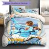 Erling Haaland Icon Bedding Quilt Set Quilt Cover Pillowcase Home Decoration Birthday Gift (1 * duvet cover + 2 * pillowcase, without core)