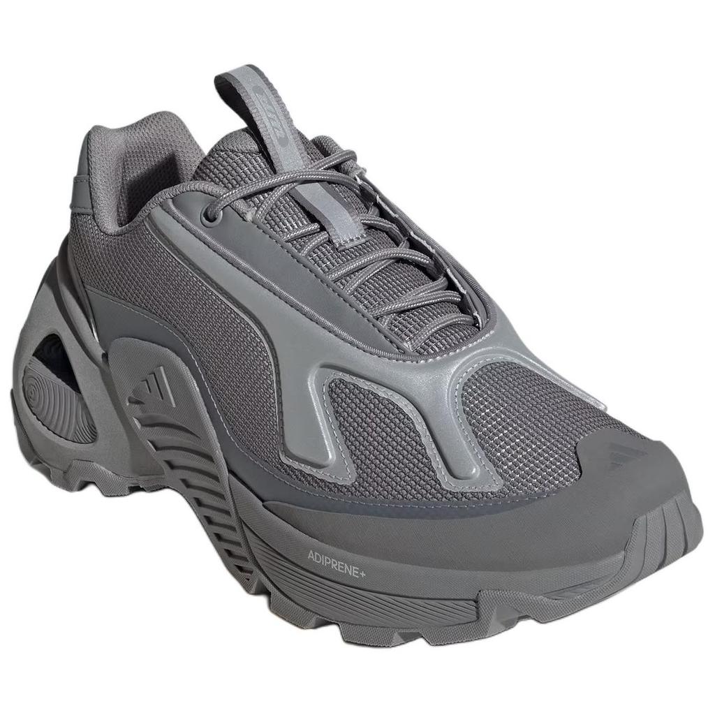 Adidas Wonder Runner Comfortable Soft Non-Slip Wear-Resistant Low-Top Casual Running Shoes Unisex Sneakers Gray Silver JR9180