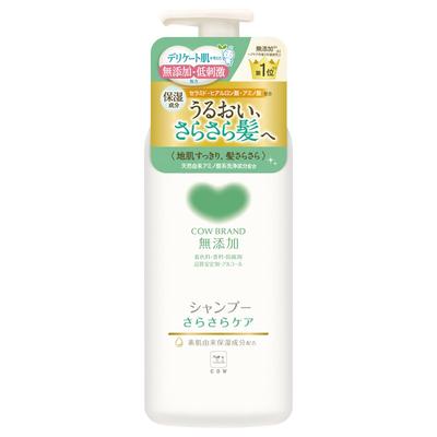 Шампунь Cow Brand Smooth Care с помпой 470 мл, без добавок, в комплекте,