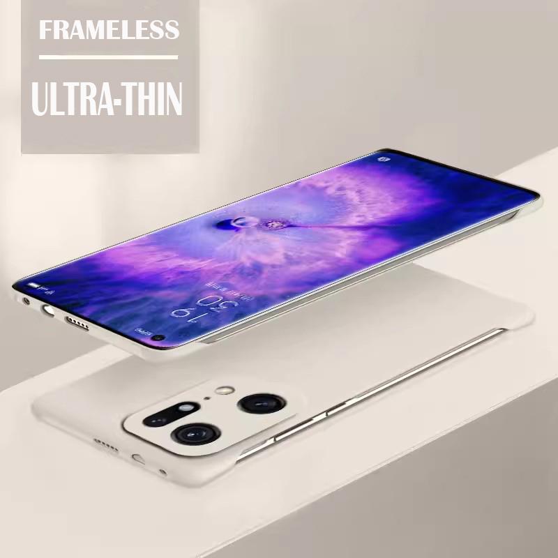 Твердый чехол-накладка из ПК цвета конфет без рамки для Oppo Find X6 pro X7 Ultra x6pro Противоударные ультратонкие чехлы