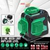 IP-54 12 Lines 4000mAh 3D Green Laser Level Horizontal & Vertical Cross Build Tool Measuring Tools