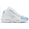 Reebok Мужские кроссовки Question Mid On to the Next Унисекс Белый Облачно-белый Жидкий-синий GW8854