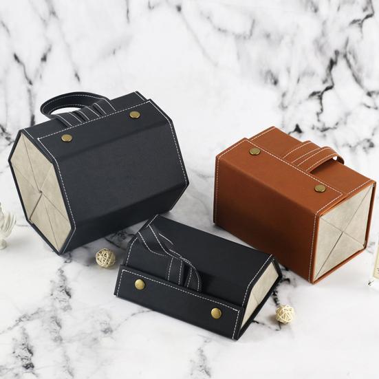 Коробка для хранения очков с металлическими защелками, несколько отделений, однотонный дизайн, органайзер для солнцезащитных очков, кейс для хранения ювелирных изделий