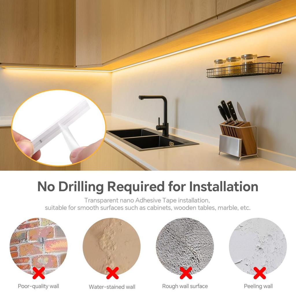 Высококачественная COB светодиодная неоновая лента 24V, равномерное свечение, без темных зон, самоклеящаяся неоновая лента, водонепроницаемая светодиодная веревка, декор для комнаты