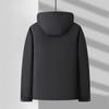 Men's Down Jacket Autumn and Winter 90 White Duck Down Thickened Warm Removal Cap Casual Down Jacket Large Size Men's Clothing