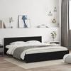 VidaXL Bed Frame with Headboard Black 160x200 Cm 3207470