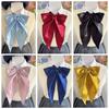 6 Colors New Fashion Solid Color Red Bowties Oversized Bowknot Women College Girls JK Ties Uniform Sailor Suit Butterfly Knot