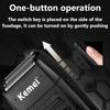 Kemei KM-1102 Аккумуляторная беспроводная бритва для мужчин с двумя лезвиями, возвратно-поступательная бритва для бороды, уход за лицом, многофункциональный мощный триммер